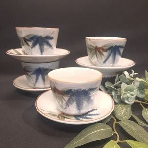 Vintage Porcelain Tea Cup & Saucer Set ~ Japan